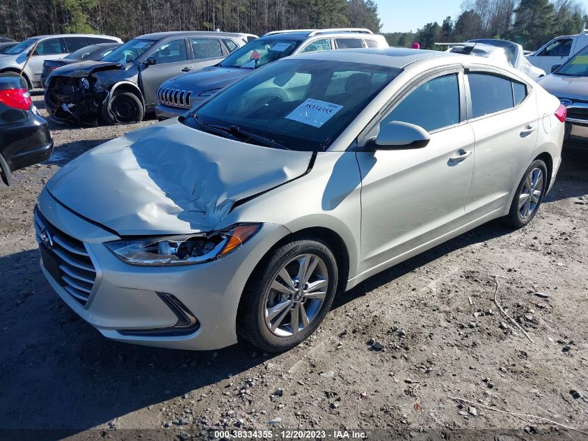 KMHD84LF2JU588491 2018 Hyundai Elantra Value Edition