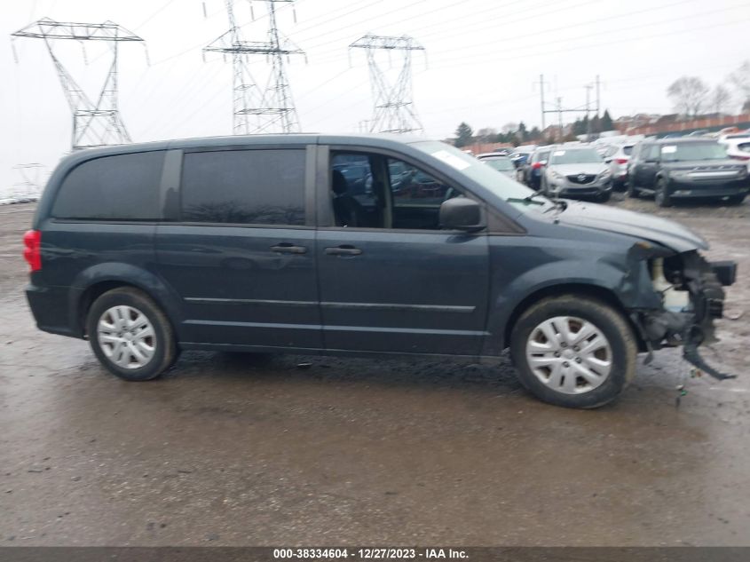 2014 Dodge Grand Caravan Avp/Se VIN: 2C4RDGBG1ER473952 Lot: 38334604