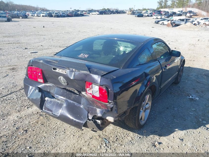 2007 Ford Mustang V6 Deluxe/V6 Premium VIN: 1ZVFT80N675294574 Lot: 38334662