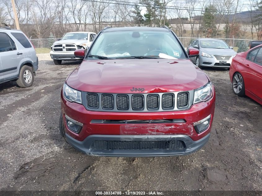 2021 Jeep Compass Altitude 4X4 VIN: 3C4NJDBB3MT515544 Lot: 38334785