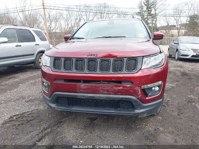 2021 Jeep Compass Altitude 4X4 VIN: 3C4NJDBB3MT515544 Lot: 38334785