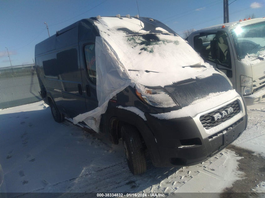 2021 Ram Promaster 3500 Cargo Van High Roof 159 Wb Ext VIN: 3C6MRVJG8ME536554 Lot: 38334832