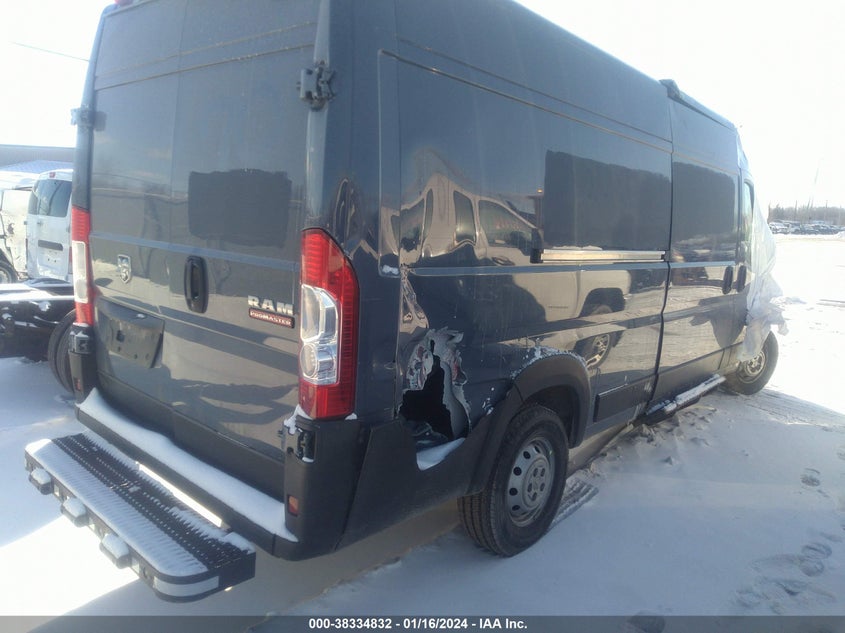 2021 Ram Promaster 3500 Cargo Van High Roof 159 Wb Ext VIN: 3C6MRVJG8ME536554 Lot: 38334832