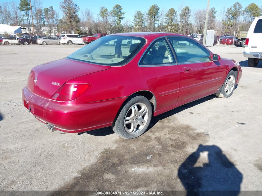 1998 Acura Cl 2.3 VIN: 19UYA3257WL010074 Lot: 38334871