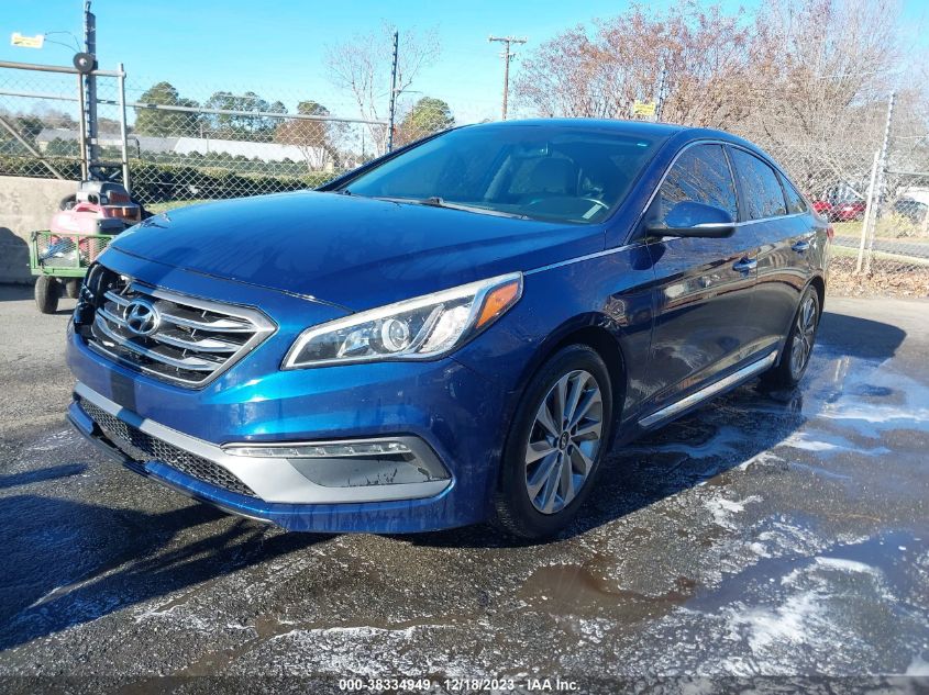 2015 Hyundai Sonata Sport VIN: 5NPE34AF4FH097321 Lot: 38334949