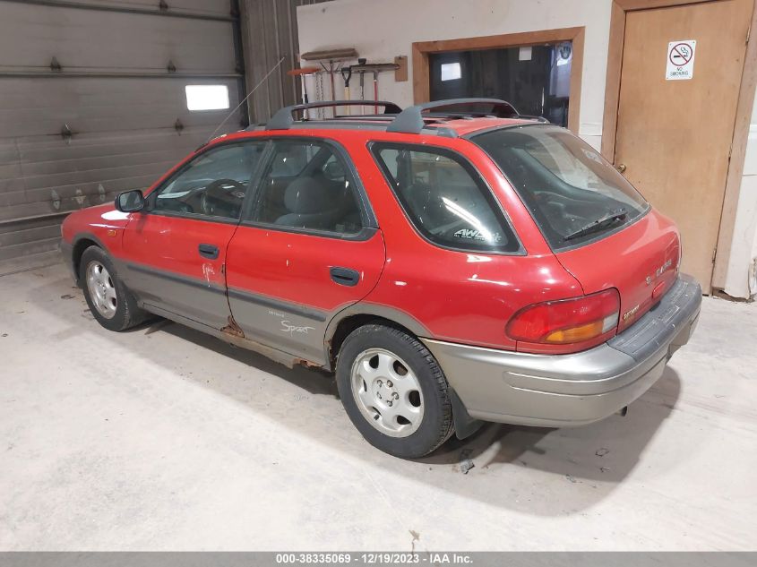 1999 Subaru Impreza Outback Sport VIN: JF1GF4859XH808109 Lot: 38335069