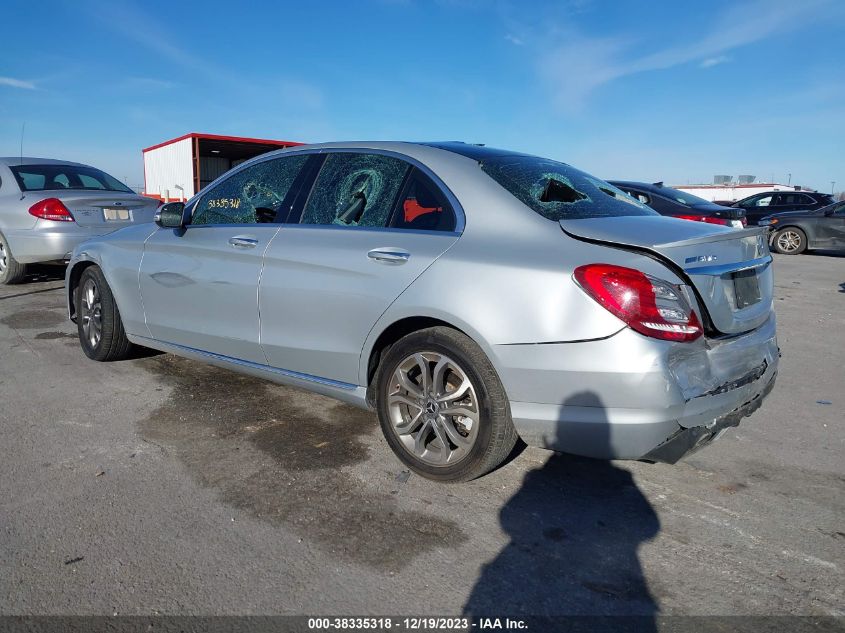 2017 Mercedes-Benz C 300 4Matic/Luxury 4Matic/Sport 4Matic VIN: 55SWF4KB4HU222728 Lot: 38335318