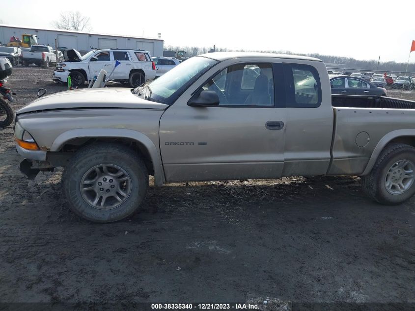 1B7GL42XX2S675188 2002 Dodge Dakota Slt