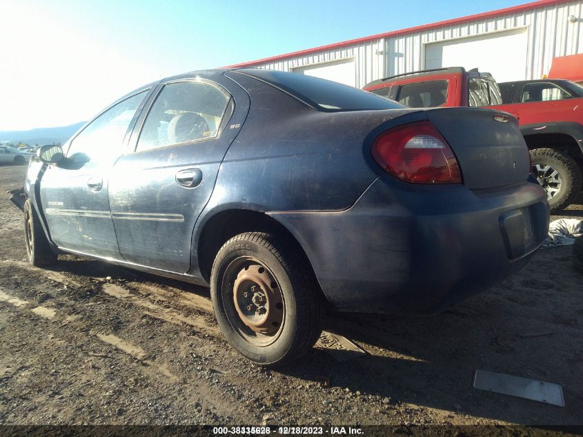 1B3ES46C41D147250 2001 Dodge Neon Highline