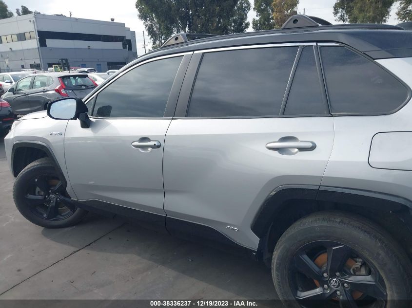 2T3EWRFV3KW007924 2019 Toyota Rav4 Hybrid Xse