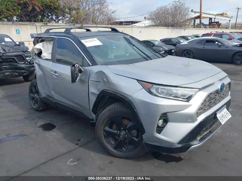 2T3EWRFV3KW007924 2019 Toyota Rav4 Hybrid Xse