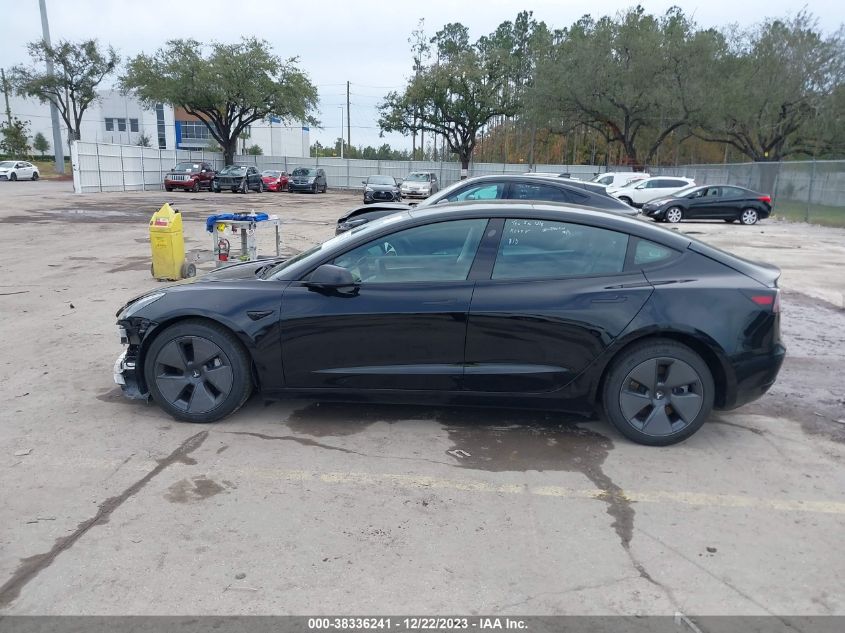 2023 Tesla Model 3 Rear-Wheel Drive VIN: 5YJ3E1EA9PF434810 Lot: 38336241