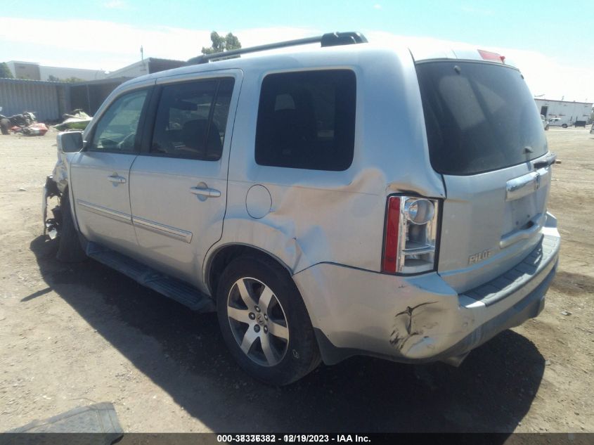 2013 Honda Pilot Touring VIN: 5FNYF3H9XDB005820 Lot: 38336382