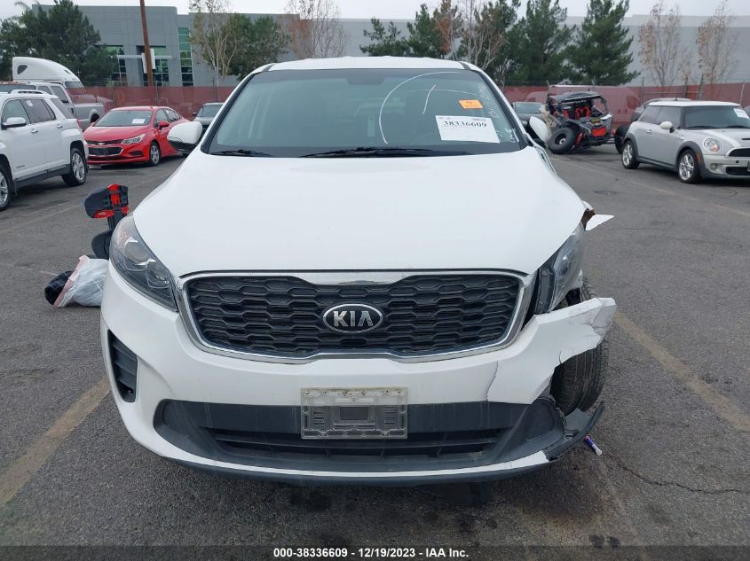 5XYPG4A5XKG570869 2019 Kia Sorento 3.3L Lx