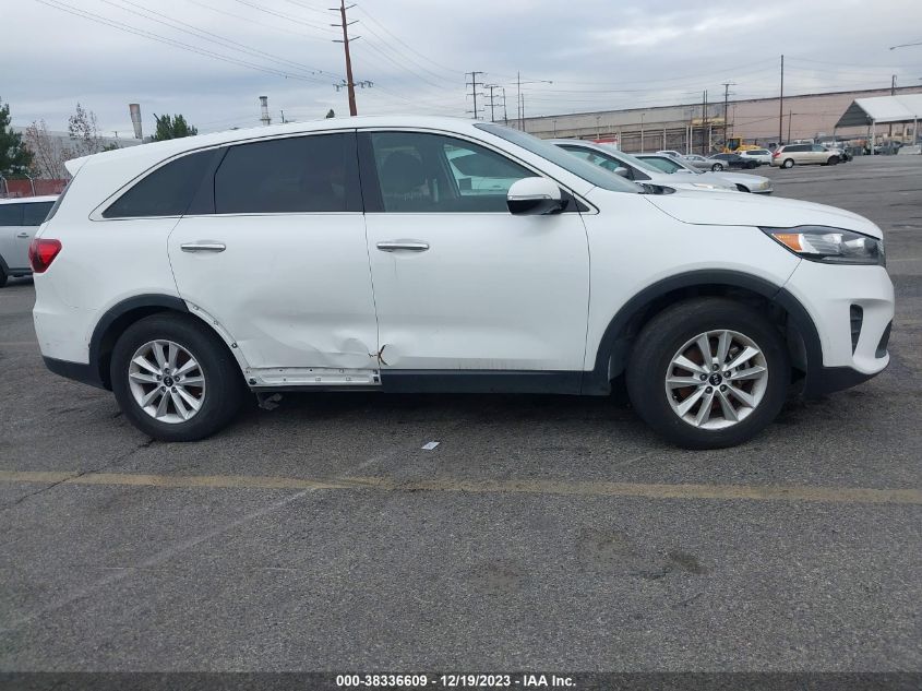 2019 Kia Sorento 3.3L Lx VIN: 5XYPG4A5XKG570869 Lot: 38336609