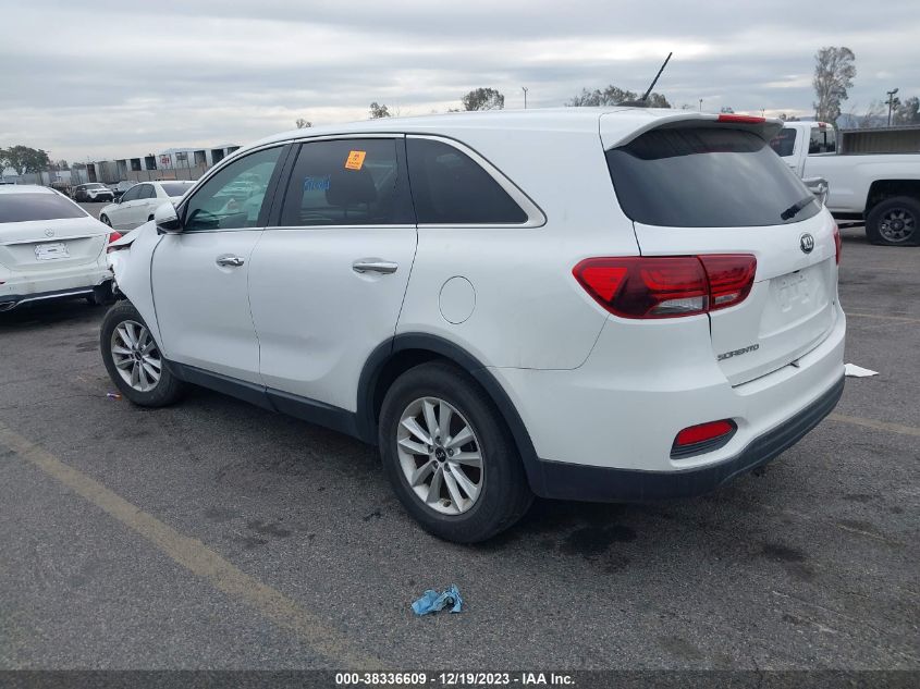 5XYPG4A5XKG570869 2019 Kia Sorento 3.3L Lx