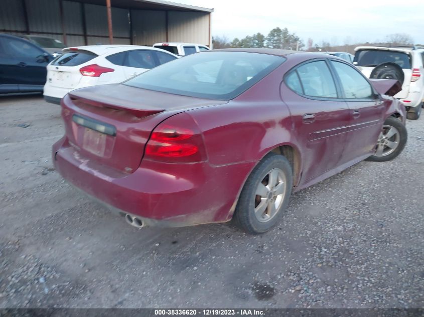 2005 Pontiac Grand Prix Gt VIN: 2G2WS522551168801 Lot: 38336620