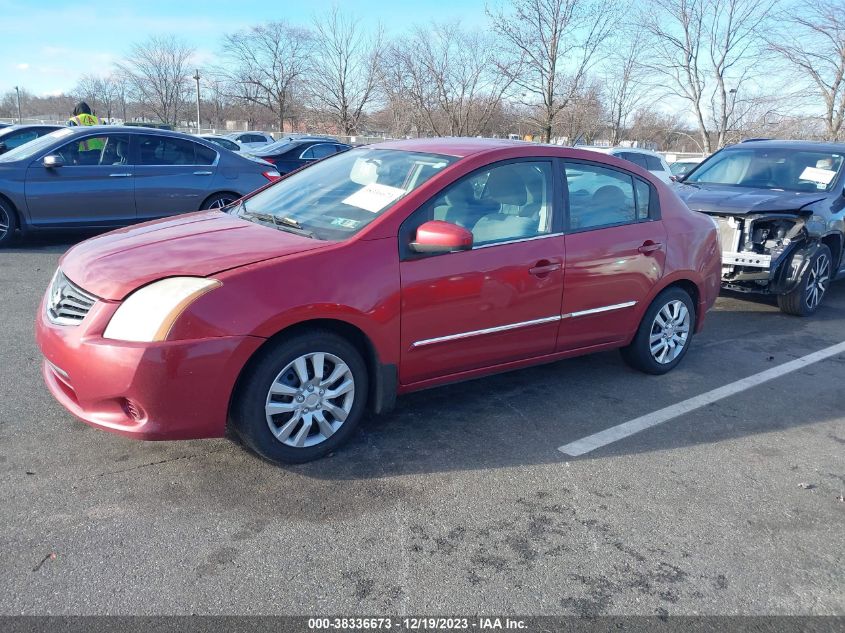 2010 Nissan Sentra 2.0S VIN: 3N1AB6AP1AL671424 Lot: 38336673