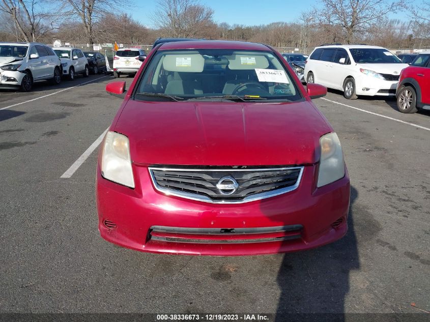 2010 Nissan Sentra 2.0S VIN: 3N1AB6AP1AL671424 Lot: 38336673