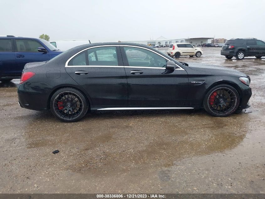 2020 Mercedes-Benz Amg C 63 S VIN: 55SWF8HBXLU329645 Lot: 40691695