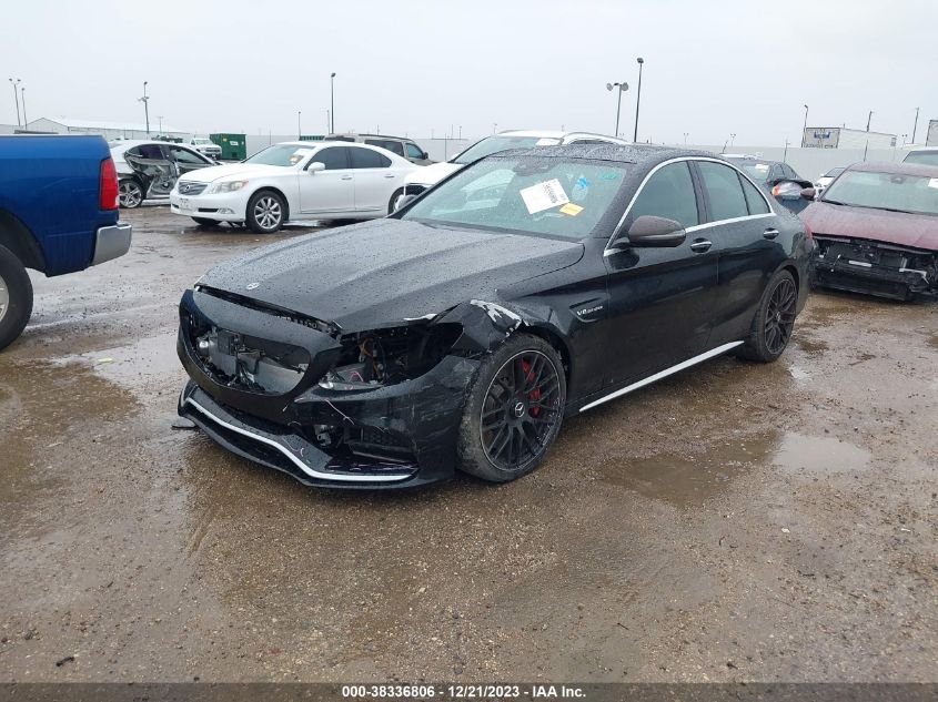 2020 Mercedes-Benz Amg C 63 S VIN: 55SWF8HBXLU329645 Lot: 40691695