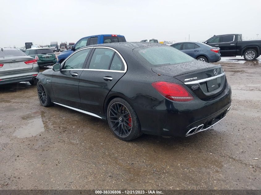 2020 Mercedes-Benz Amg C 63 S VIN: 55SWF8HBXLU329645 Lot: 40691695