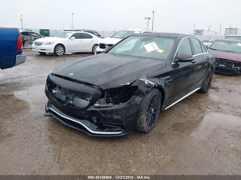 2020 Mercedes-Benz Amg C 63 S VIN: 55SWF8HBXLU329645 Lot: 40691695