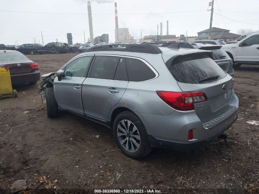 2017 Subaru Outback 2.5I Limited VIN: 4S4BSANC3H3274021 Lot: 38336960