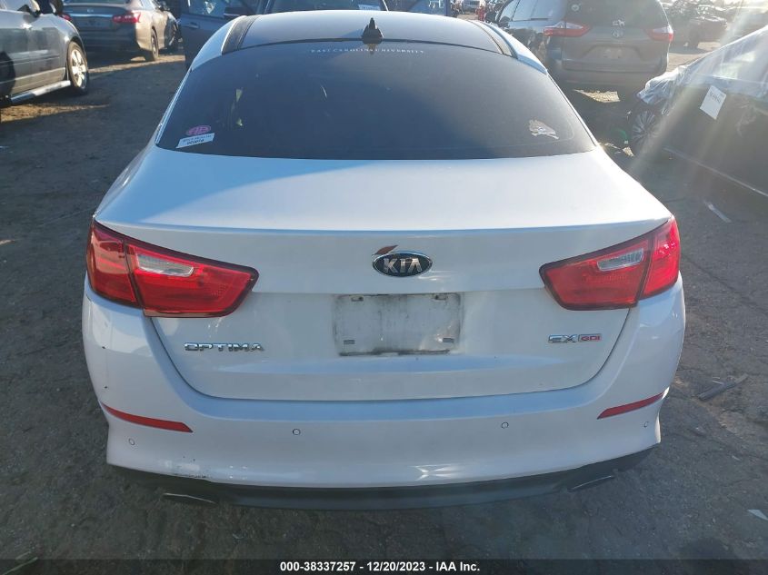 2015 Kia Optima Ex VIN: 5XXGN4A76FG503297 Lot: 38337257