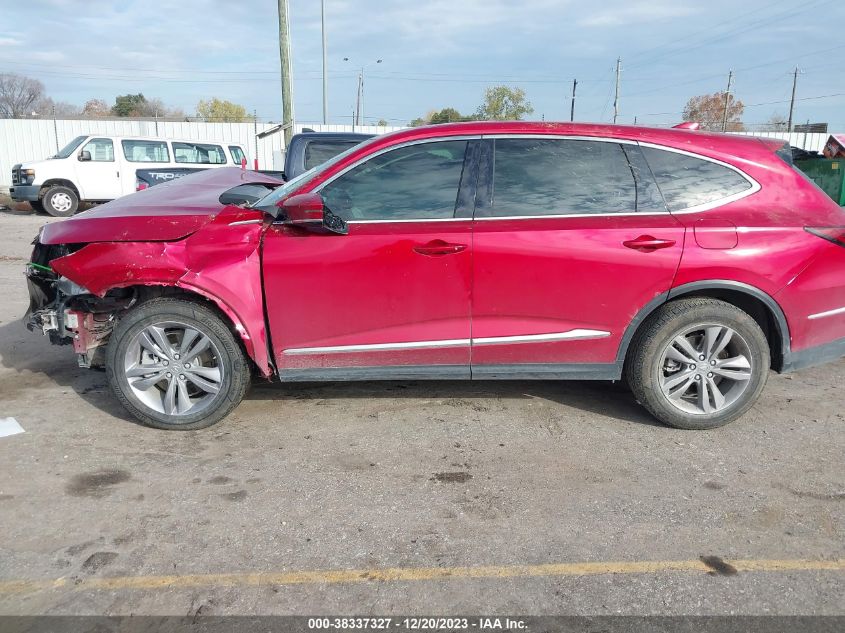 2022 Acura Mdx Base (A10) VIN: 5J8YE1H31NL008009 Lot: 38337327