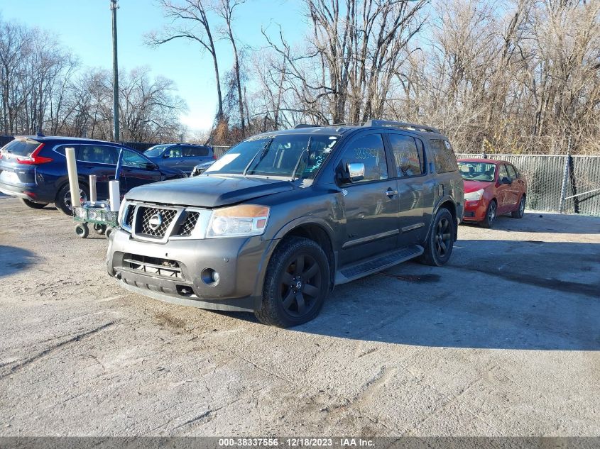 2008 Nissan Armada Le VIN: 5N1BA08C18N601917 Lot: 38337556