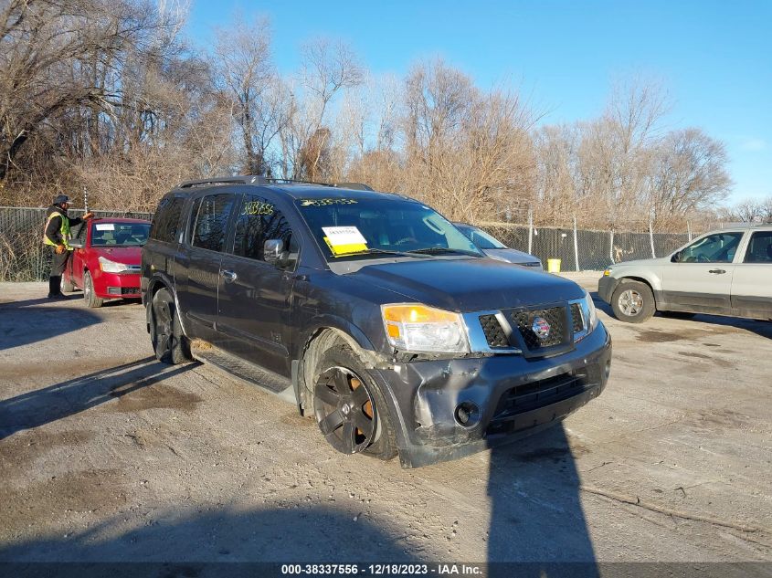 2008 Nissan Armada Le VIN: 5N1BA08C18N601917 Lot: 38337556