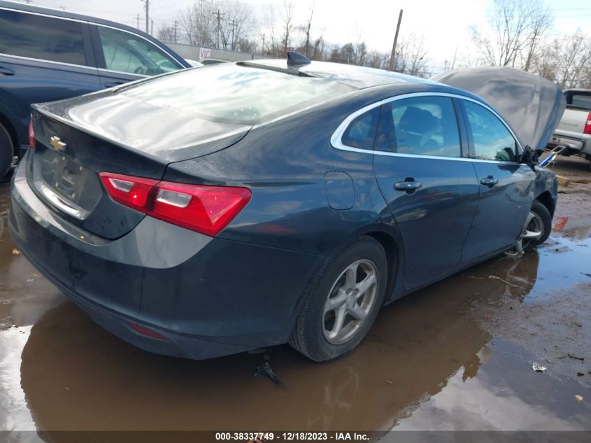 2017 Chevrolet Malibu Ls VIN: 1G1ZB5ST4HF236884 Lot: 38337749