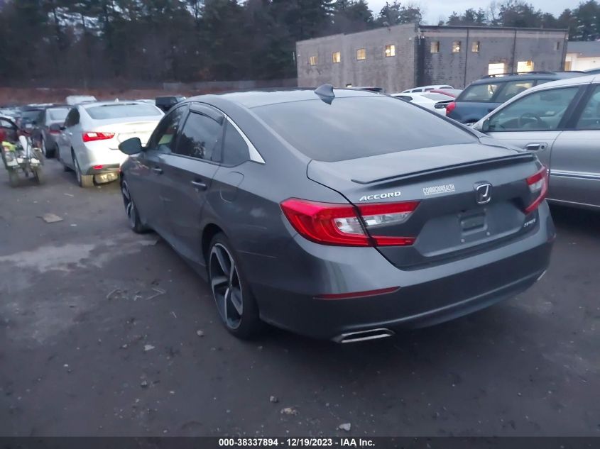 2019 Honda Accord Sport VIN: 1HGCV1F3XKA053616 Lot: 38337894