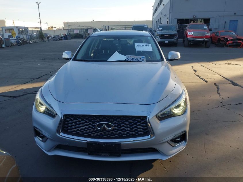 2020 Infiniti Q50 Pure VIN: JN1EV7AR8LM255606 Lot: 38338393