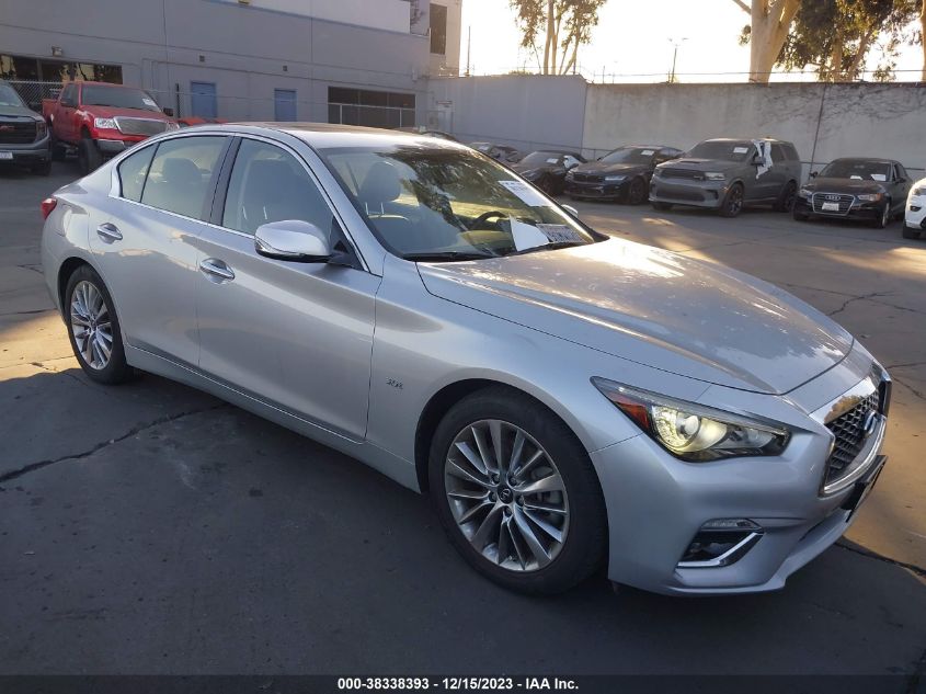 2020 Infiniti Q50 Pure VIN: JN1EV7AR8LM255606 Lot: 38338393