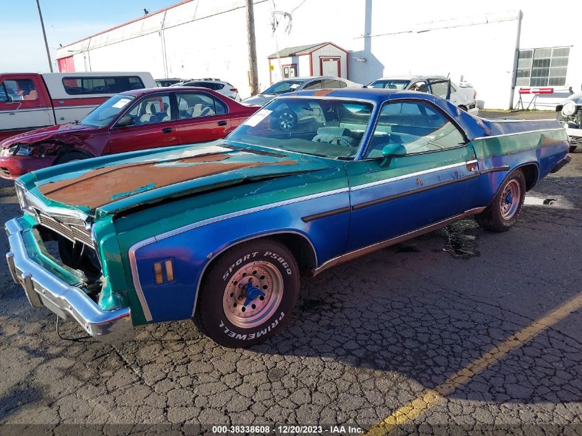 1975 Chevrolet El Camino VIN: 1D80H5Z444398 Lot: 38338608