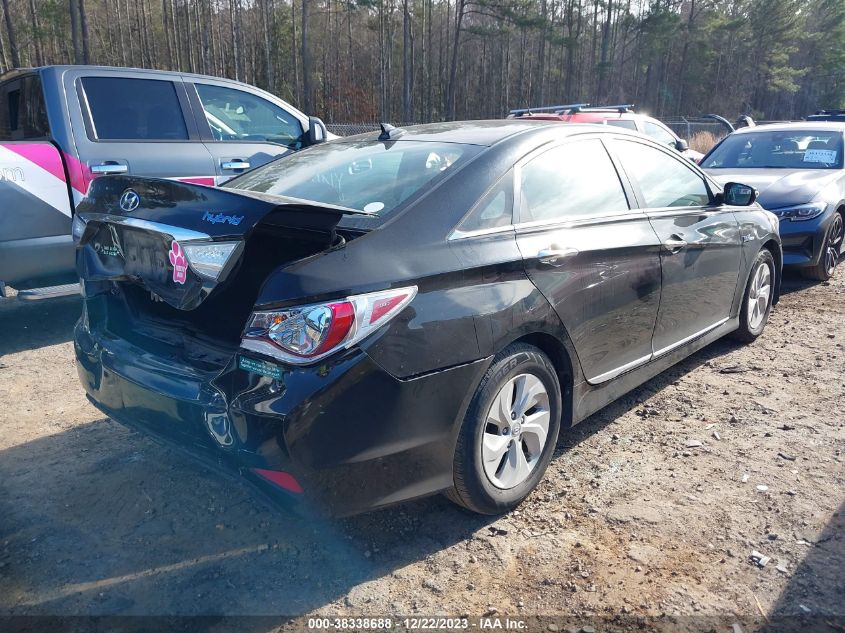 2013 Hyundai Sonata Hybrid VIN: KMHEC4A44DA099858 Lot: 38338688