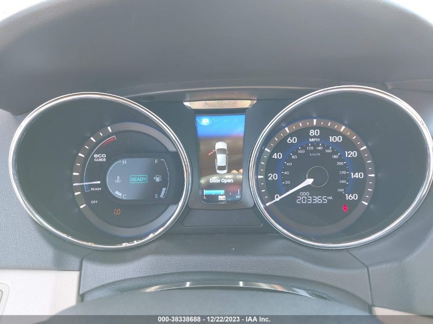 KMHEC4A44DA099858 2013 Hyundai Sonata Hybrid