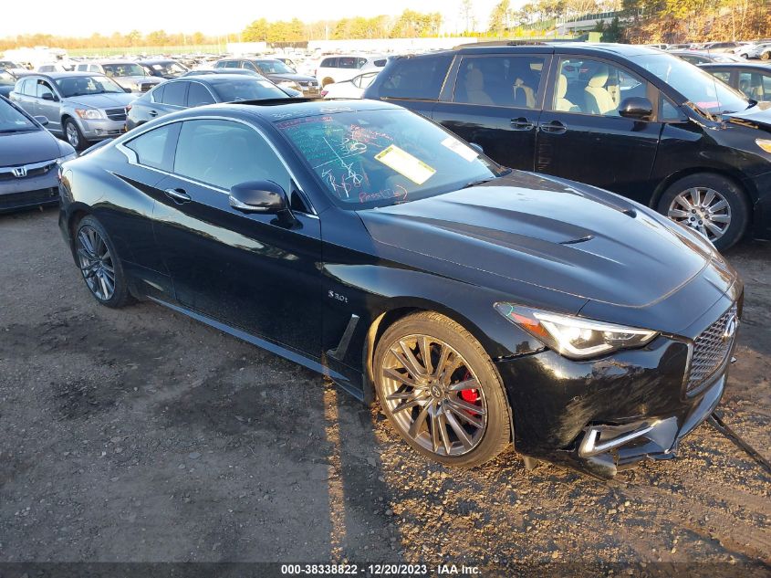 JN1FV7EL4HM701977 2017 Infiniti Q60 3.0T Red Sport 400