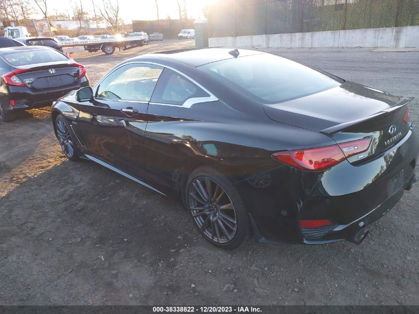 JN1FV7EL4HM701977 2017 Infiniti Q60 3.0T Red Sport 400