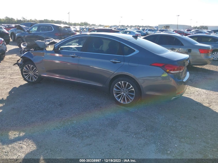 2015 Hyundai Genesis 3.8 VIN: KMHGN4JE3FU016532 Lot: 38338997