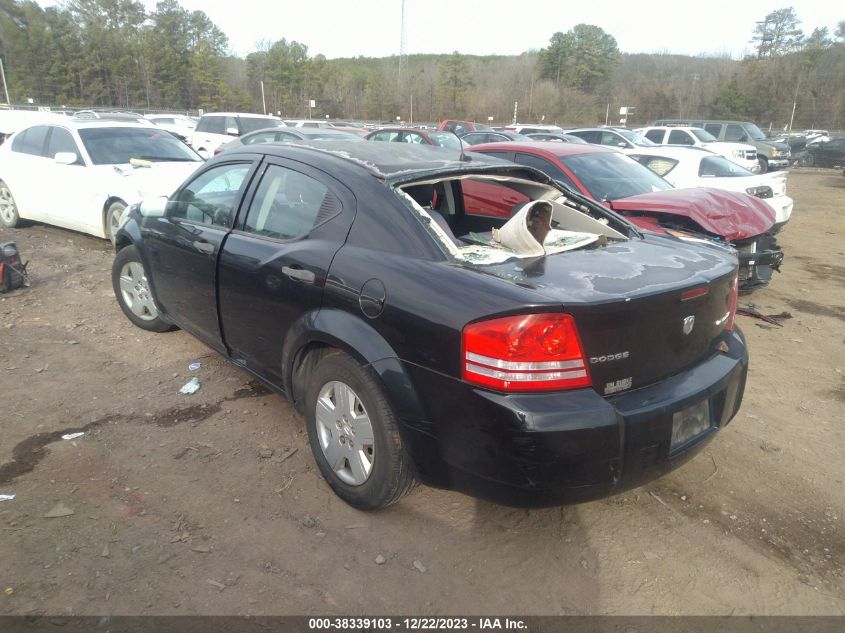 1B3CC4FB6AN107466 2010 Dodge Avenger Sxt