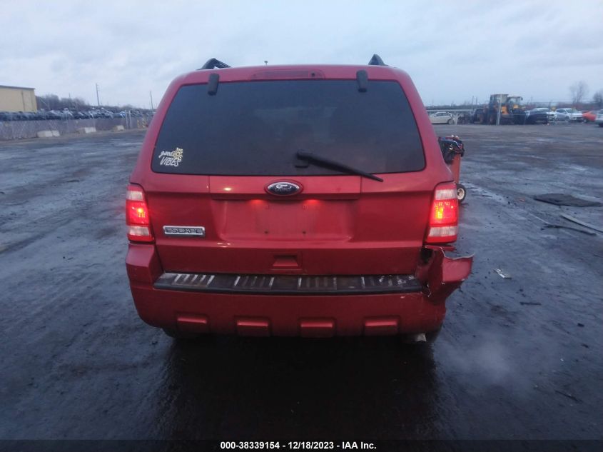 2010 Ford Escape Xlt VIN: 1FMCU0D7XAKA62886 Lot: 38339154