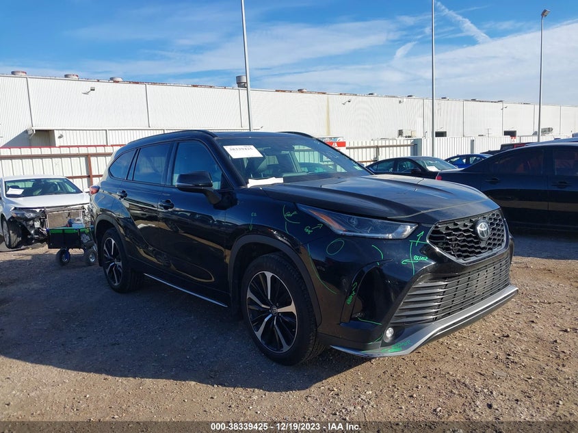 2021 Toyota Highlander Xse VIN: 5TDLZRBH7MS068308 Lot: 38339425