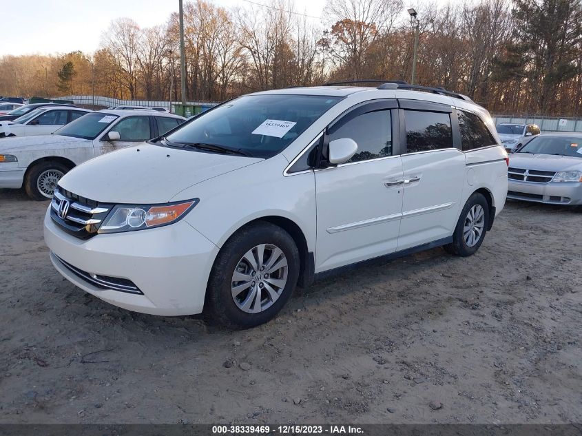 2016 Honda Odyssey Ex-L VIN: 5FNRL5H6XGB027044 Lot: 38339469