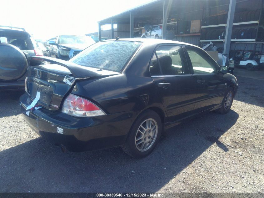 2005 Mitsubishi Lancer Oz Rally VIN: JA3AJ86EX5U040345 Lot: 38339540