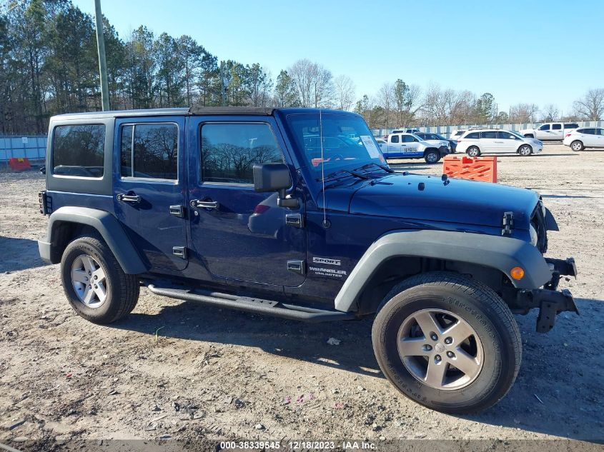 2013 Jeep Wrangler Unlimited Sport VIN: 1C4BJWDG5DL519159 Lot: 38339545