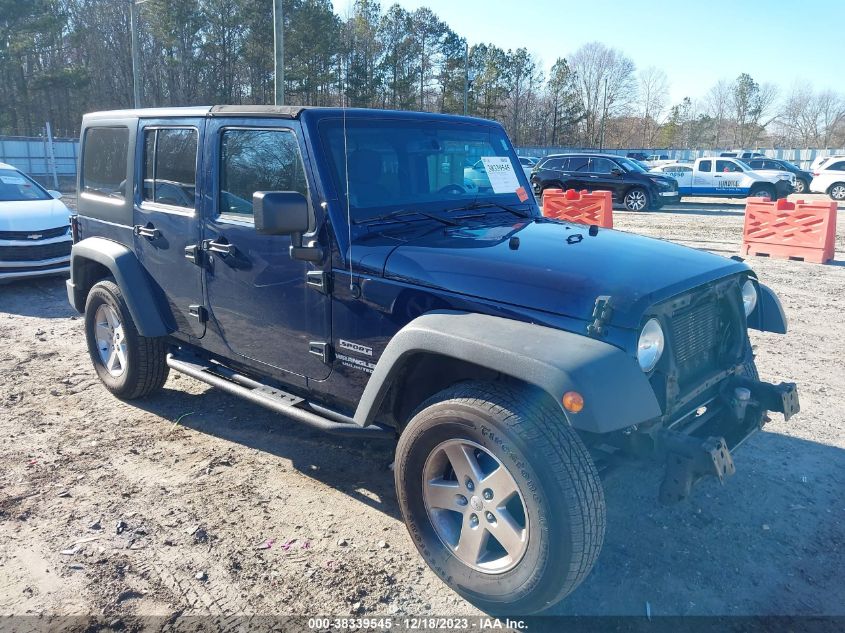 2013 Jeep Wrangler Unlimited Sport VIN: 1C4BJWDG5DL519159 Lot: 38339545