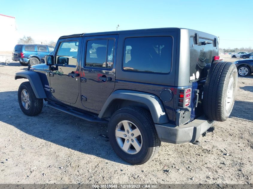 2013 Jeep Wrangler Unlimited Sport VIN: 1C4BJWDG5DL519159 Lot: 38339545